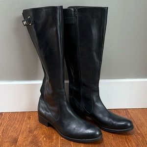 Browns Tall Black Leather Boots